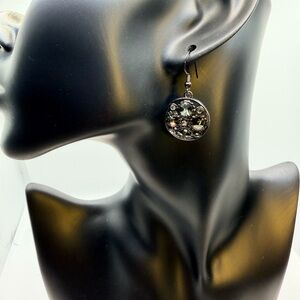 Fifth Avenue Collection “Silver Moon” Swarovski Crystal Earrings